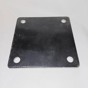 1 weld on Steel Base plate 4 holes 5 " x  5" x 1/4" flat square metal plates - Picture 1 of 2