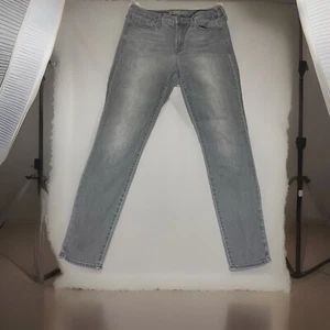 Womens Athleta Jeans 8 Skinny Leg Gray Wash Sculptek Stretch Denim Slimming - Picture 1 of 8