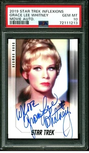 ✨✨ 2019 STAR TREK INFLEXIONS GRACE LEE WHITNEY SIGNED AUTOGRAPH AUTO PSA 10 CARD - Picture 1 of 2