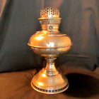 RAYO STANDARD OIL CO. NICKLE-PLATED KEROSENE LAMP ~ FOR WHEN THE LIGHTS GO OUT