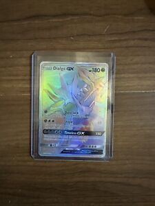 Pokemon Dialga GX Ultra Prism 164/156 Ultra Rare Full Art Rainbow Near Mint 