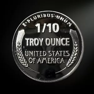 1 /10 OZ Lincoln Wheat Cent Round .999 Silver Bullion Brilliant Uncirculated BU - Picture 1 of 3