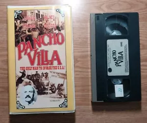 Pancho Villa VHS Very Rare World Video Version Only 1 on eBay Telly Savalas Clam - Picture 1 of 2