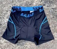 Baleaf Women's Bike Shorts 3D Padded Cycling , Black & Blue , Size L