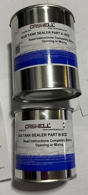NEW BATTLESHIP GREY CASWELL EPOXY GAS TANK SEALER COVER UPTO 10GALLONS 363K - Image 1 of 4