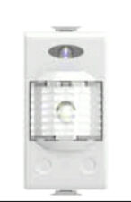 Lampada D’emergenza LED 1 Mod Keystone 50Lm 1W Autonomia 6h Con Adattatore  Bticino Matix