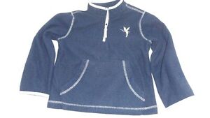 XS Size 4 Tinkerbell Blue 1/4 zip  Disney Store Pullover NWOT