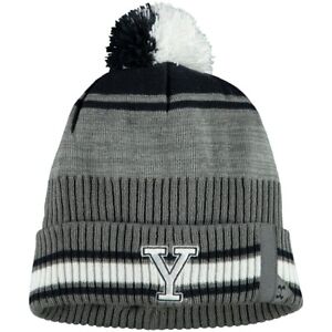 Yale Bulldogs Under Armour 2019 Sideline POM Cuffed Knit Beanie Hat Cap
