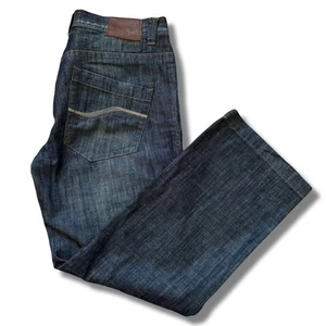 FatFace Dark Blue Denim Baggy Fit Loose ‘Easy Ridge’ Jeans Men’s Size W36 L30 - Picture 1 of 7