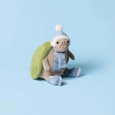 Peluche de patinaje Jellycat Timmy Turtle 11" peluche ultra suave regalo para niños Foto 1 de 4
