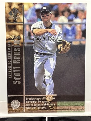 1999 Upper Deck Season To Remember SP Authentic 135 Scott Brosius In479 MINT!!!! - Image 1 of 2
