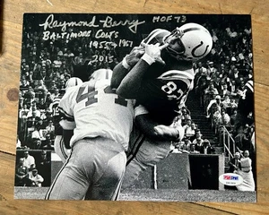 Raymond Berry Baltimore Colts 8x10 autographed photo w/COA by PSA - Picture 1 of 2