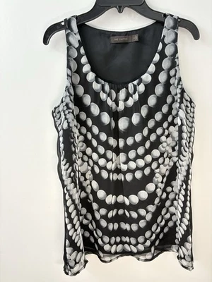 Camiseta sin mangas The Limited para mujer de punto pequeño, superposición transparente, elegante sin mangas elegante Foto 1 de 4