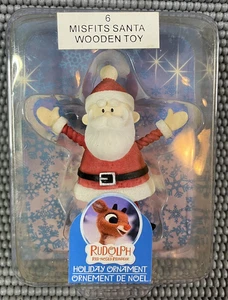 Juguete de madera Enesco Santa 1992 de colección Isla de juguetes inadaptados #6 adorno nuevo en caja - Imagen 1 de 4