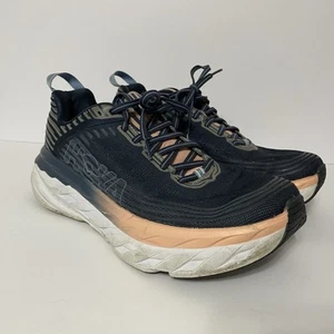 Hoka One One Bondi 6 Navy/Peach Women's Size 9 Wide Running Sneakers 1019272 - Bild 1 von 10