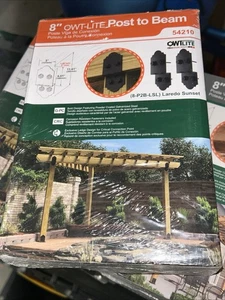"Soporte de montaje de hardware de construcción Ozco Post To Beam 8"" Laredo Sunset OWTLITE🎄💯" - Imagen 1 de 12