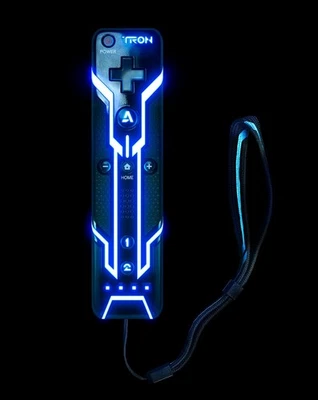 Tron Blue Collectors Edition WII Controller Wireless Disney Limited Official NIB - Image 1 of 4
