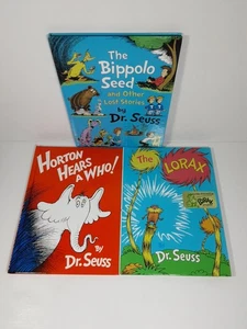 Lot of 3 - Dr. Seuss Hardcover - Horton Hears A Who, The Bippolo Seed, The Lorax - Bild 1 von 6