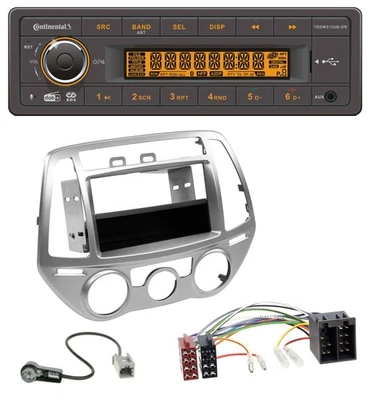 Continental Bluetooth MP3 USB DAB Autoradio für Hyundai i20 (12-14) man. Klima - Bild 1 von 4