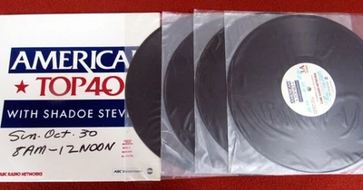 American Top 40 Shadoe Stevens 4LP Vinyl for 10/29/88 884-5 - Image 1 of 2