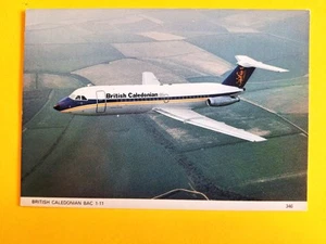 Cartolina British Caledonian Airways BAC 1-11 - Foto 1 di 2