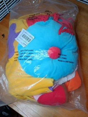 NEW Disney Store Kid Girl XS 4 5 JOJO CIRCUS CLOWN Halloween Costume Complete - Image 1 of 2