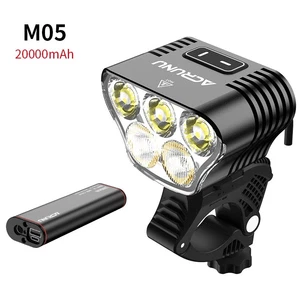 Fahrrad Scheinwerfer, 5000 Lumen IPX5 Mit USB Wiederaufladbarer Akku 20000mAh - Bild 1 von 10