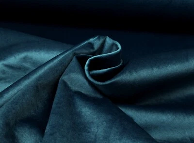 POLSTERSTOFF wasserabweisend Filzabseite Samt Velours PETROLBLAU EUR 11,98/m - Bild 1 von 2