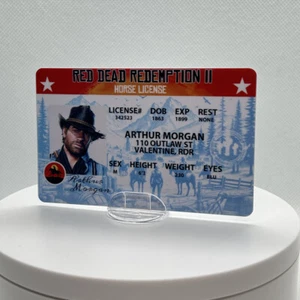 Red Dead Redemption 2 Arthur Morgan Horse Card | RDR2 Gift - Picture 1 of 1