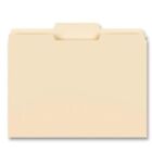 Business Source Top Tab File Folder - Letter - 8.50" X 11" - 0.75" Expansion -