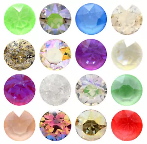 AUREA Crystals A1088 Chaton Rundsteine Kristallen * viel Farben & Größen - Picture 1 of 53
