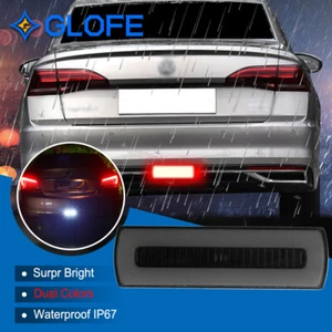 White & Red LED Strobe Flashing Blinking Brake Tail Light Parking Driving Lamp - Bild 1 von 12