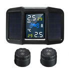 Solar Waterproof TPMS Motorcycle Real Time Tire Pressure Monitoring System Kit