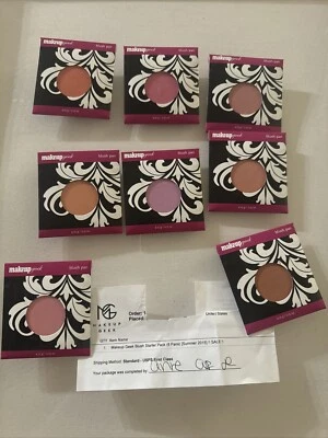 Макияж Geek порошок румяна кастрюля (лот из 8) стартовый набор - трудно найти - снят с производства - новый! - Изображение 1 из 4