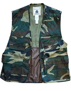 Northwest Territory Hunting Vest Camouflage Game Pocket Plus 6 Pockets Sz Large - Picture 1 of 7