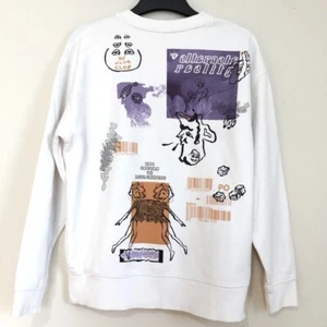 Zara NO CLUE CLUB Neuheit Grafik Langarm Rundhals Pullover Sweatshirt - Bild 1 von 15