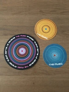 THE MUSIC - 3 FRENCH PROMO STICKERS !!!!!!!! - Imagen 1 de 2