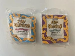 Vintage 1989 Fry Bender McDonalds Happy Meal  Toys. Freestyle & Roadie New - Picture 1 of 2