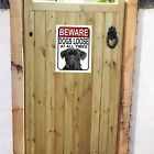Beware Dogs Loose Cane Corso Metal Gate Sign 150mm x 200mm 991H1
