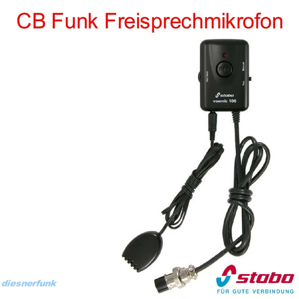 STABO Voxmic 100 Vox Freisprech Mikrofon für CB Funk PRESIDENT ALBRECHT MIDLAND - Bild 1 von 1