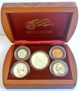 1955 PROOF SET IN OFFICIAL U.S. MINT DISPLAY SILVER UNCIRCULATED BIRTHYEAR COINS - Picture 1 of 8