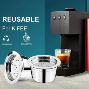 2 cápsulas de café de acero inoxidable filtro reusbala para K-FEE CBTL Verismo EE. UU. - Imagen 1 de 11