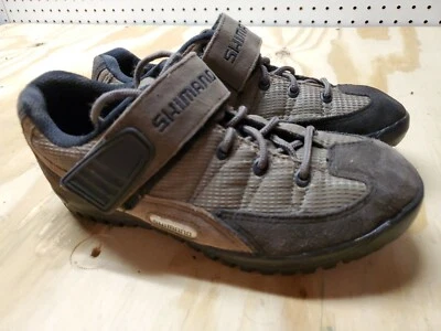 Shimano SH-M038W Sapato de Ciclismo Trilha Mountain Bike Chuteiras Marrom Masculino EUA 5 EU38 - Imagem 1 de 4