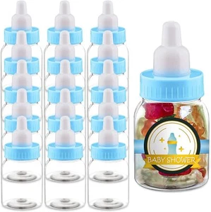 MT Products Blue Baby Bottles for Baby Shower - 3.5" Party Favor - Pack of 48 - Picture 1 of 7