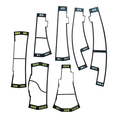 Märklin/Trix C-Gleis Ausscheidschablone für Weichen L+R DWW DKW