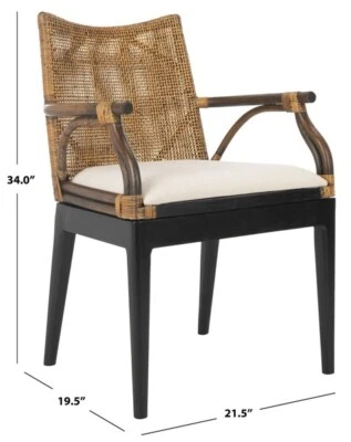 Safavieh GIANNI ARM CHAIR, Reduced Price 2172752133 SEA4011A Foto 1 de 4