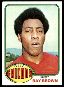 1976 Topps Ray Brown Atlanta Falcons #307