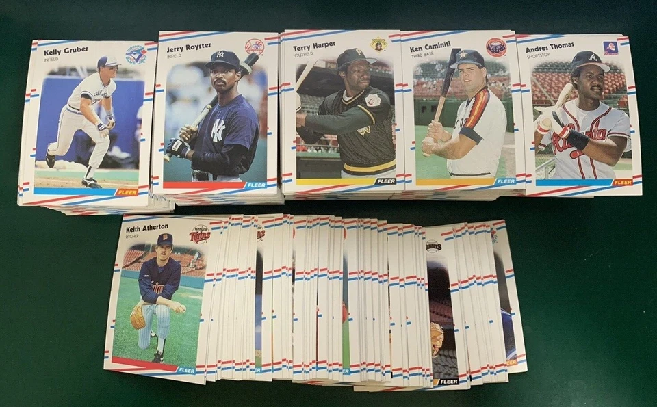 1988 Fleer Baseball SET BREAK singles - stars, commons, rookies, HOFers #441-660 - Image 1 of 1