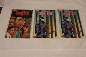 Comic Book - First Comics Deluxe Series Shatter #1 and Qty 2 of #2 - Picture 1 of 3