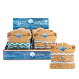 Save Our Oceans Stacker Bracelet (1 SENT AT RANDOM) NEW - Bild 1 von 1